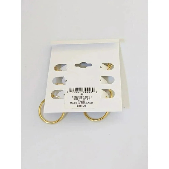 Giani Bernini Women's 3-Pcs Set Polished Round Hoop Earrings (MSRP $85) - Picture 2 of 5